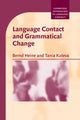Book cover of: Language Contact and Grammatical Change