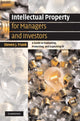 Book cover of: Intellectual Property for Managers and Investors. By: Steven J. Frank