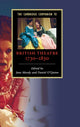Book cover of: Cambridge Companion to British Theatre, 1730–1830. By: Daniel O'Quinn