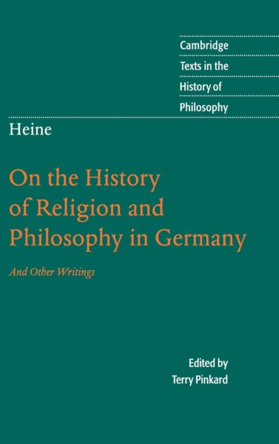 Book cover of: Heine: 'On the History of Religion and Philosophy in Germany'. By: Heinrich Heine
