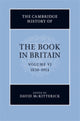 Book cover of: Cambridge History of the Book in Britain
