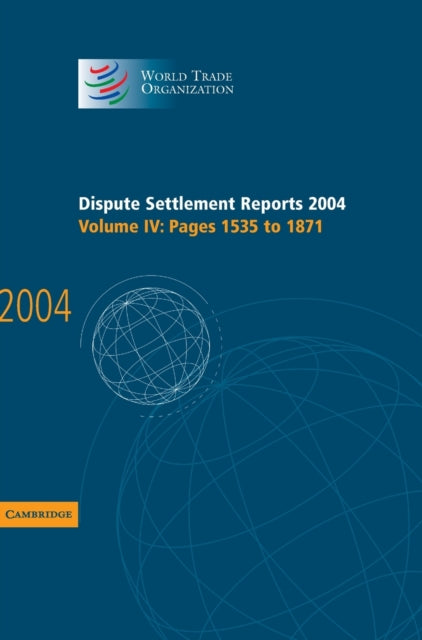 Book cover of: Dispute Settlement Reports 2004. By: World Trade Organization