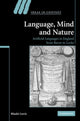 Book cover of: Language, Mind and Nature. By: Rhodri Lewis