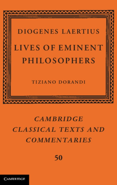 Book cover of: Diogenes Laertius: Lives of Eminent Philosophers