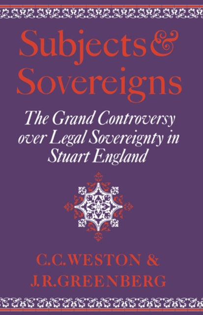 Book cover of: Subjects and Sovereigns. By: Corinne Comstock Weston