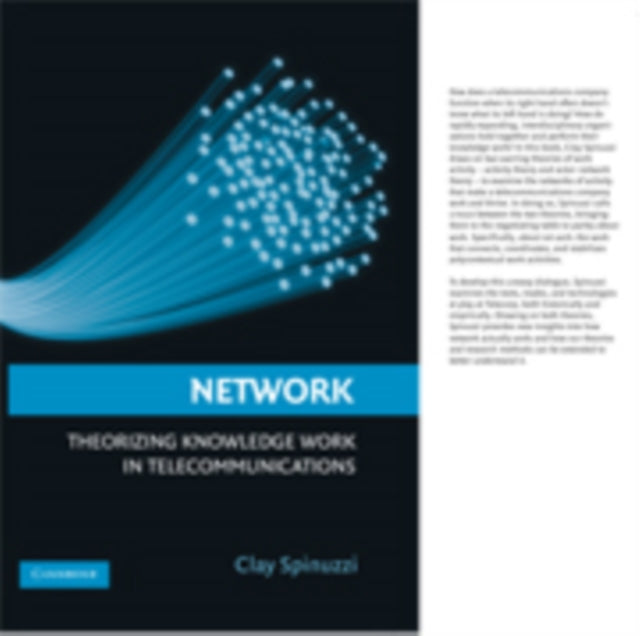 Book cover of: Network. By: Clay Spinuzzi