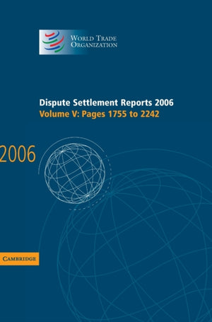 Dispute Settlement Reports 2006: Volume 5, Pages 1755–2244