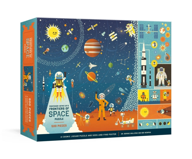Book cover of: Professor Astro Cat's Frontiers of Space 500-Piece Puzzle. By: Dominic Walliman