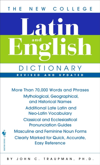 Book cover of: New College Latin & English Dictionary, Revised and Updated. By: John C. Traupman