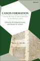 Book cover of: Canon Formation. By: W. Edward Glenny