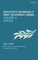 Book cover of: Moulton's Grammar of New Testament Greek. By: Wilbert Francis Howard