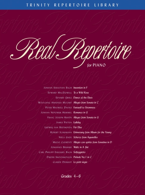 Book cover of: Real Repertoire for Piano