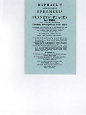 Raphael's Astronomical Ephemeris