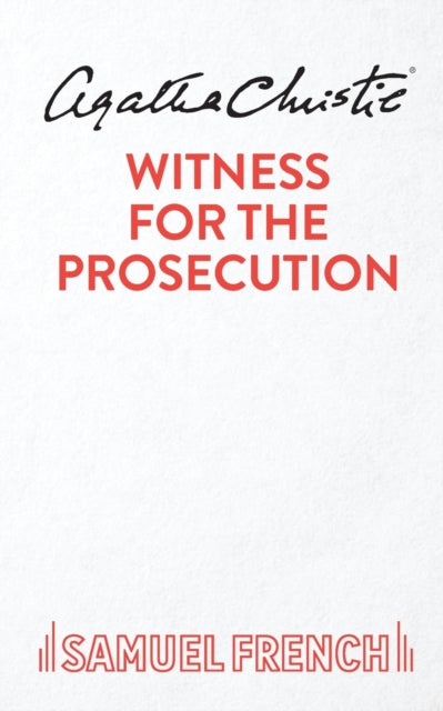 Book cover of: Witness for the Prosecution
