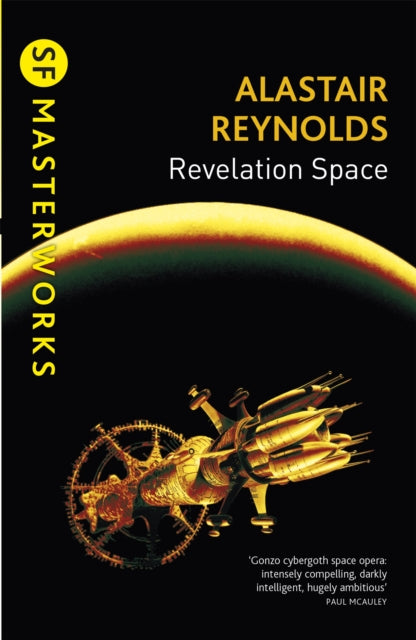 Book cover of: Revelation Space. By: Alastair Reynolds