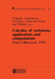 Book cover of: Calculus of Variations, Applications and Computations