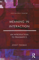 Book cover of: Meaning in Interaction