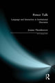 Book cover of: Power Talk. By: Joanna Thornborrow