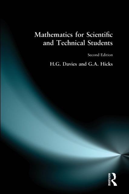 Book cover of: Mathematics for Scientific and Technical Students. By: H. Davies