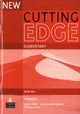 Book cover of: New Cutting Edge Elementary Workbook with Key. By: F Cunningham