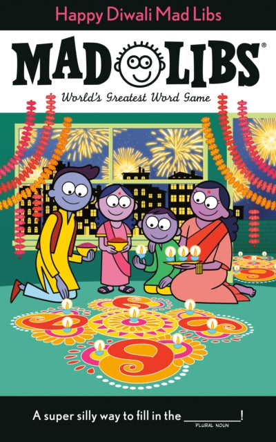 Book cover of: Happy Diwali Mad Libs. By: Shweta Jha