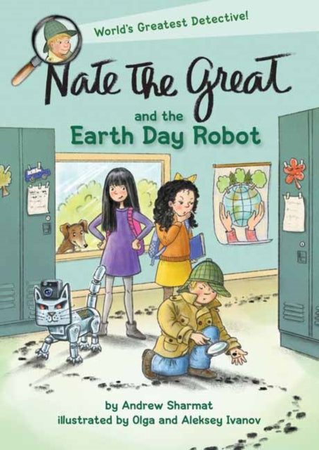 Book cover of: Nate the Great and the Earth Day Robot. By: Andrew Sharmat