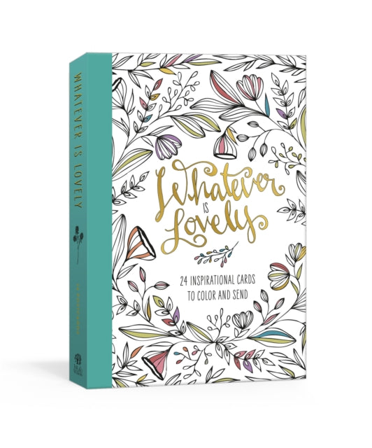 Book cover of: Whatever is Lovely Postcard Book. By: Ink & Ink & Willow