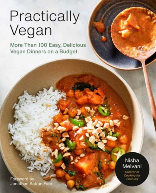 Book cover of: Practically Vegan. By: Nisha Melvani