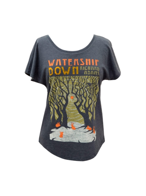 Book cover of: Watership Down Women's Relaxed Fit T-shirt Medium