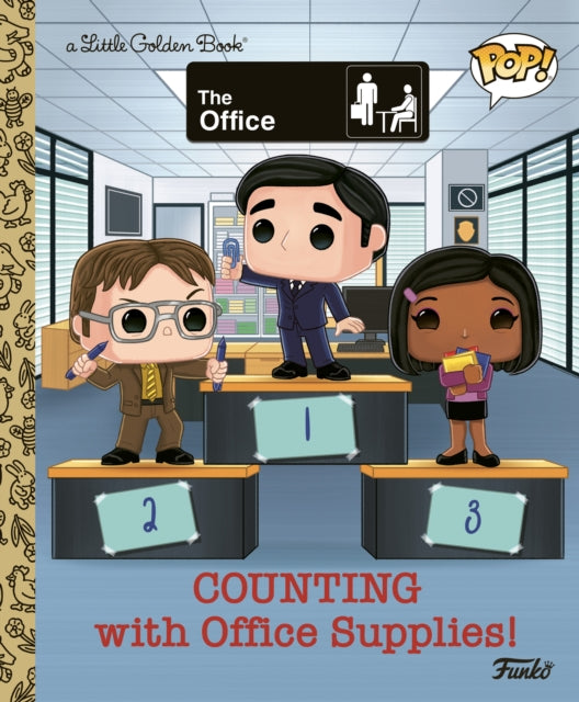 Book cover of: Office: Counting with Office Supplies! (Funko Pop!). By: Golden Books