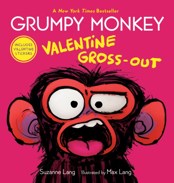 Book cover of: Grumpy Monkey Valentine Gross-Out. By: Suzanne Lang