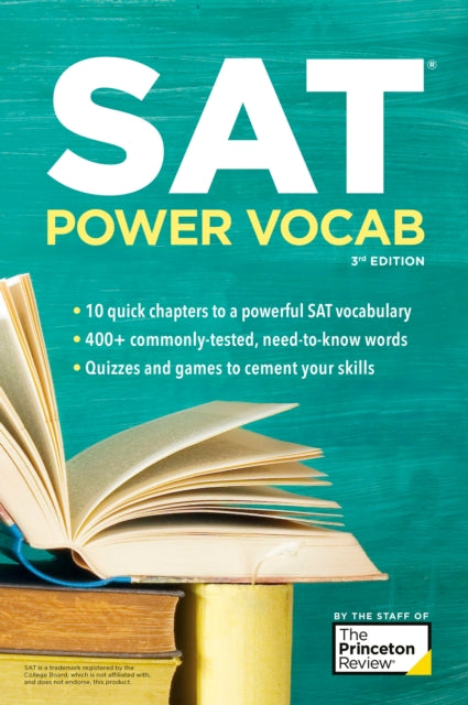 Book cover of: SAT Power Vocab, 3rd Edition. By: The Princeton The Princeton Review