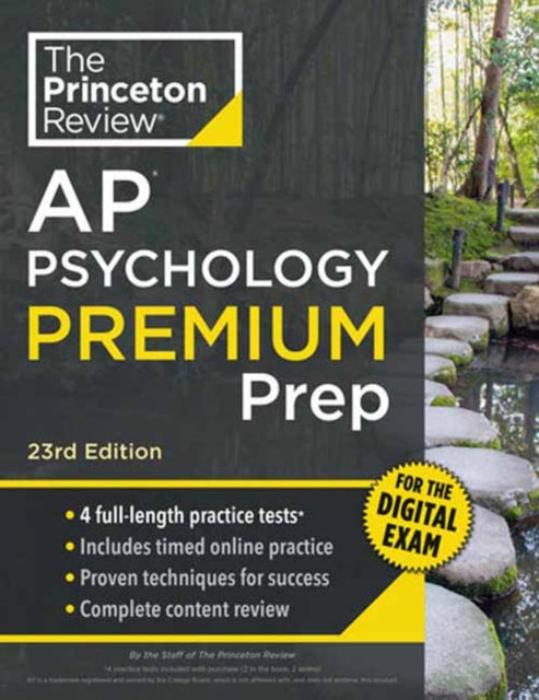 Book cover of: Princeton Review AP Psychology Premium Prep, 23rd Edition