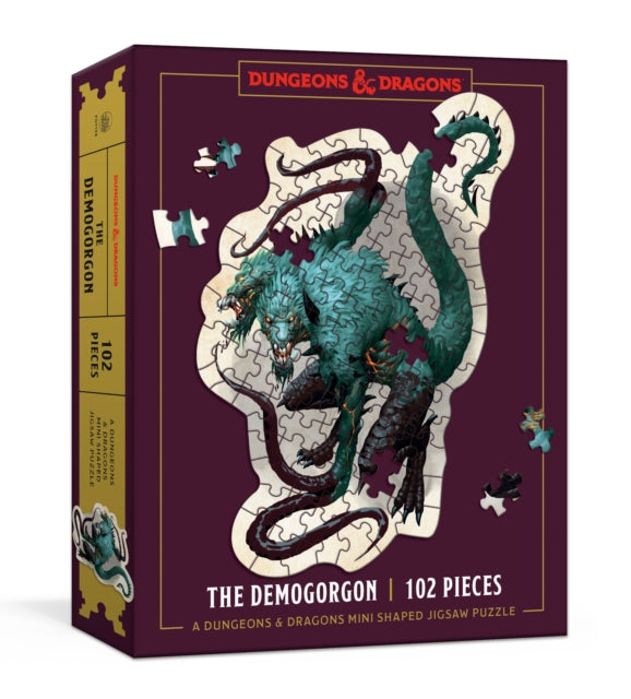 Book cover of: Dungeons & Dragons Mini Shaped Jigsaw Puzzle: The Demogorgon Edition