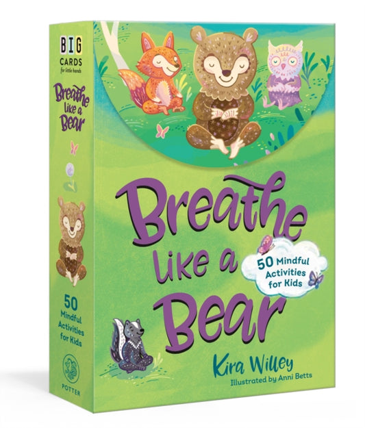 Book cover of: Breathe Like a Bear Mindfulness Cards. By: Kira Willey