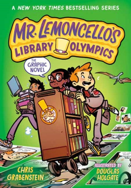 Book cover of: Mr. Lemoncello's Library Olympics: The Graphic Novel. By: Chris Grabenstein