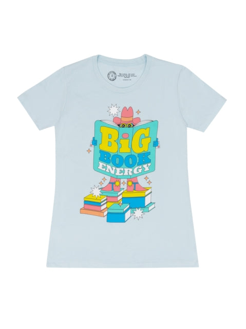 Book cover of: Big Book Energy Women's Crew T-shirt Xxx-large