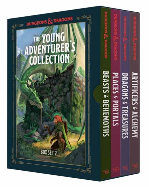 Young Adventurer's Collection Box Set 2 (Dungeons & Dragons 4-Book Boxed Set), Beasts & Behemoths, Dragons & Treasures, Places & Portals, Artificers & Alchemy 9780593836125 Jim Zub