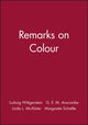 Book cover of: Remarks on Colour. By: Ludwig Wittgenstein