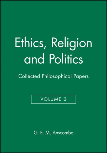 Book cover of: Ethics, Religion and Politics