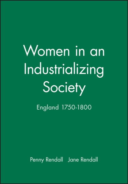 Book cover of: Women in an Industrializing Society