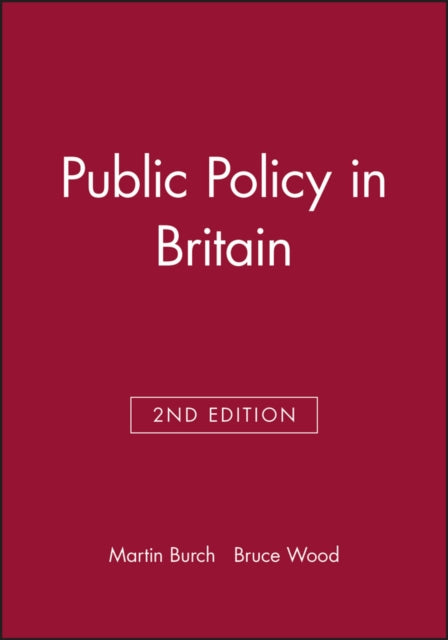 Book cover of: Public Policy in Britain