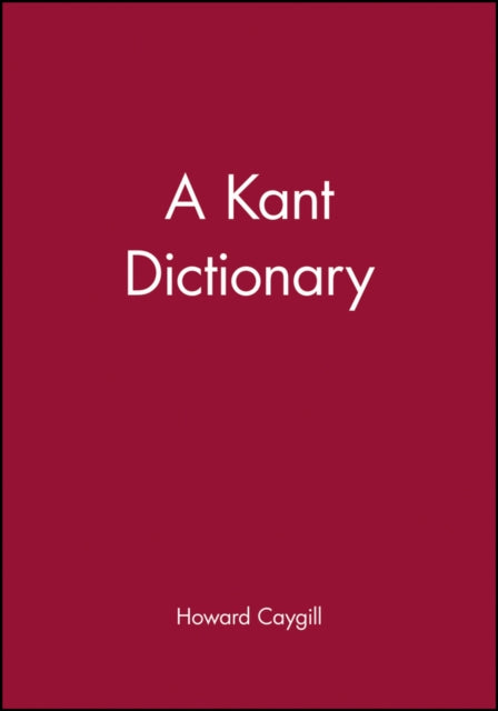 Kant Dictionary