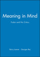 Book cover of: Meaning in Mind. By: Barry Loewer