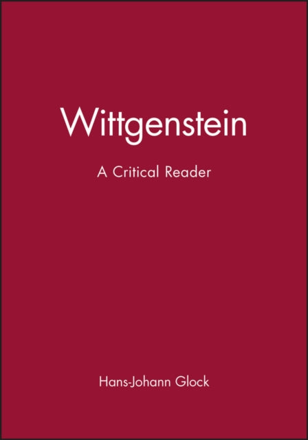 Book cover of: Wittgenstein. By: Hans-Johann Glock