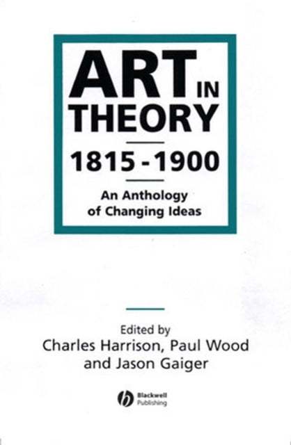 Art in Theory 1815-1900