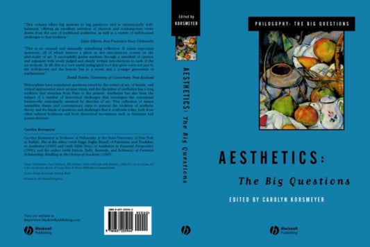 Book cover of: Aesthetics. By: Carolyn Korsmeyer