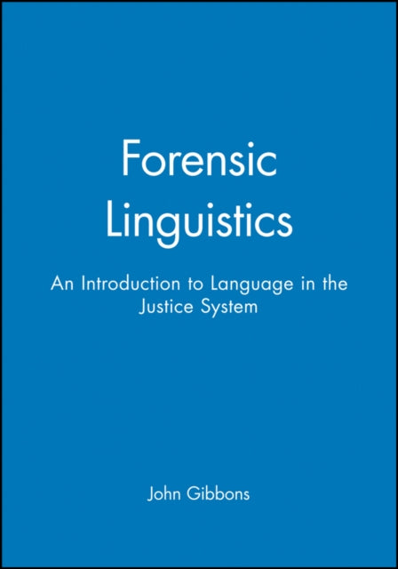 Forensic Linguistics