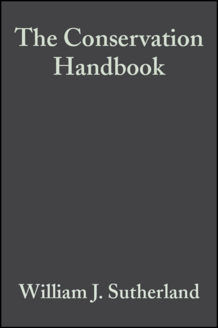 Book cover of: Conservation Handbook. By: William Sutherland