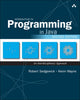 Book cover of: Introduction to Programming in Java. By: Robert Sedgewick